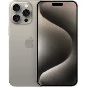 Telefony komórkowe - Apple iPhone 15 Pro Max 5G 256GB Dual Sim Natural Titanium Beżowy - miniaturka - grafika 1