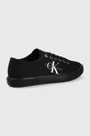 Trampki męskie - Calvin Klein Jeans Jeans tenisówki męskie kolor czarny - miniaturka - grafika 1