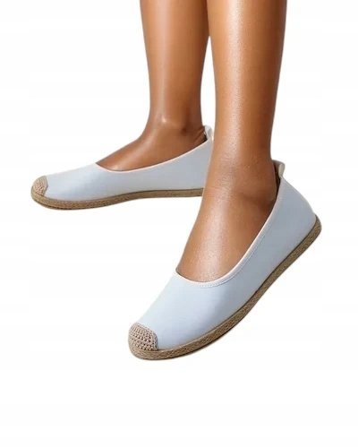 BIAŁE ESPADRYLE DAMSKIE AROLES 38