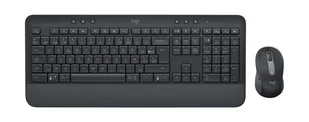 Logitech Signature MK650 Combo For Business klawiatura Dołączona myszka RF Wireless + Bluetooth AZERTY Belgijski Grafitowy - Zestawy myszka + klawiatura - miniaturka - grafika 1