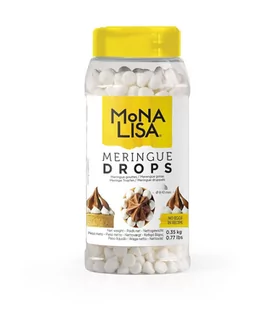 Mona Lisa Meringue Drops - kropelki bezowe 350g - Dodatki do ciast w proszku - miniaturka - grafika 1