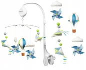 Projektory dla dzieci - babyono Elektroniczna karuzela niemowlęca 5O42C4 5O42C4 SAM  ONE SIZE - miniaturka - grafika 1