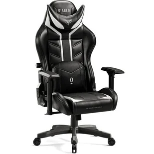 Fotel DIABLO CHAIRS X-Ray 2.0 Small Czarno-biały - Fotele gamingowe - miniaturka - grafika 1