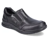 Półbuty męskie - Półbuty męskie Rieker 14850-00 skórzane wsuwane-42 - miniaturka - grafika 1