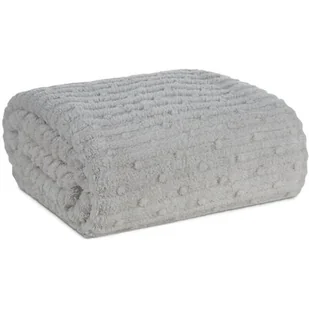 Koc EUROFIRANY Design 91 Lisa 70 x 160 cm Srebrny - Koce - miniaturka - grafika 1