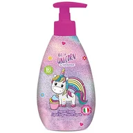 Kosmetyki kąpielowe dla dzieci - Naturaverde | Dzieci - Be a Unicorn - mydło w płynie dla dzieci, mydło dziecięce z masłem shea i ekstraktem z chaber, mydło do rąk BIO, 300ml - miniaturka - grafika 1