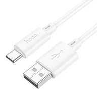 Kable USB - Kabel USB Hoco HOCO kabel USB A do Typ C 3A X88 1 m biały - miniaturka - grafika 1
