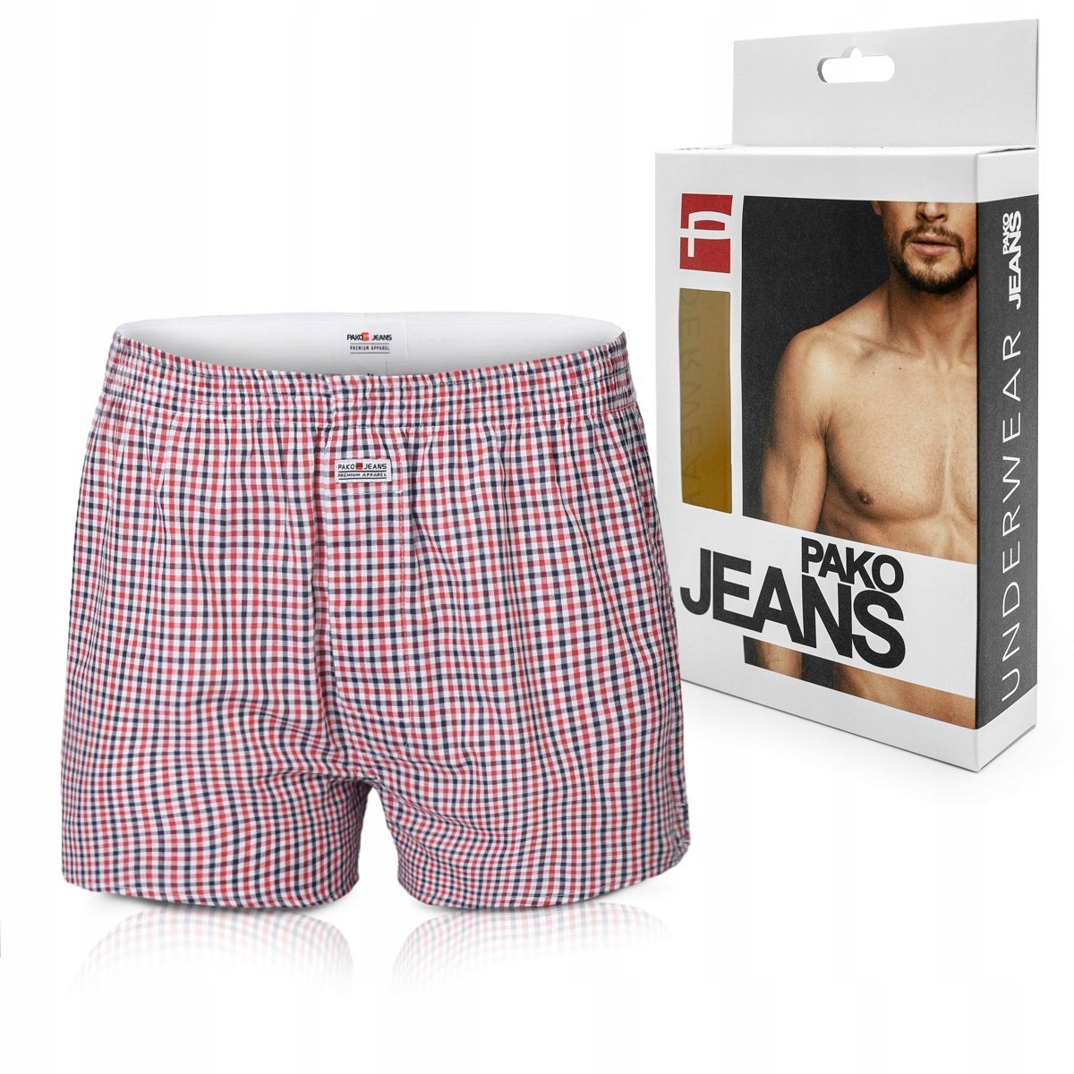 Bokserki Luźne Męskie z Rozcięciem Wygodna Piżama Prezent dla Niego Pudełko