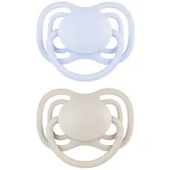 Smoczki uspokajające - Smoczek CANPOL BABIES DentalAir 18 m+ Niebiesko-szary (2 sztuki) - miniaturka - grafika 1