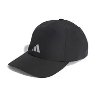 Czapki męskie - Męska Czapka z daszkiem ADIDAS RUN ES CAP A.R. HT6353 – Czarny - miniaturka - grafika 1