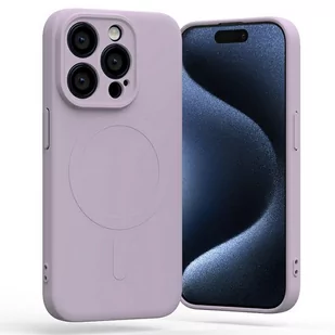 Mercury MagSafe Semi-Silicone iPhone 15 Pro 6,1" liliowy fiolet /lilac purple - Etui i futerały do telefonów - miniaturka - grafika 1