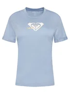 Koszulki i topy damskie - Roxy T-Shirt Oceanregular ERJZT06078 Niebieski Regular Fit - miniaturka - grafika 1