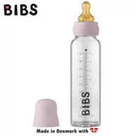 Butelki dla niemowląt - Bibs Baby Glass Bottle Dusky Lilac Antykolkowa Butelka Szklana Dla Niemowląt 225 Ml - miniaturka - grafika 1
