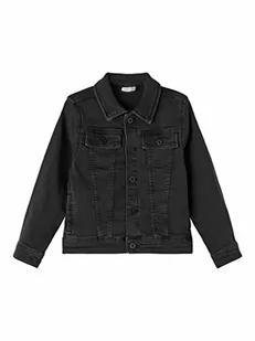NAME IT Ch?opi?ca kurtka d?insowa, czarny denim, 158 cm - Kurtki i płaszcze dla chłopców - miniaturka - grafika 1