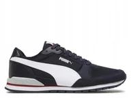Buty sportowe męskie - Buty Męskie Puma 38464011 St Runner V3 Mesh Granatowe 43 - miniaturka - grafika 1