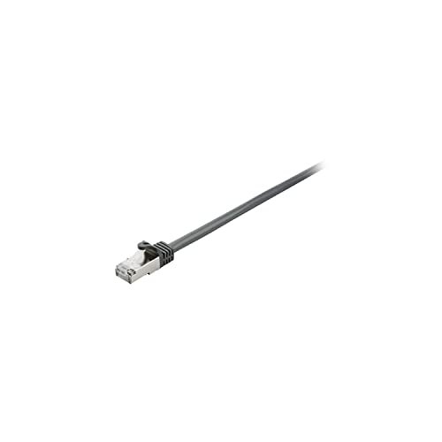 V7 Kabel Ethernet Cat7, ekranowany folią (SFTP) RJ45 (m)/RJ45 (m), kabel sieciowy, kabel LAN 0,5 m - szary