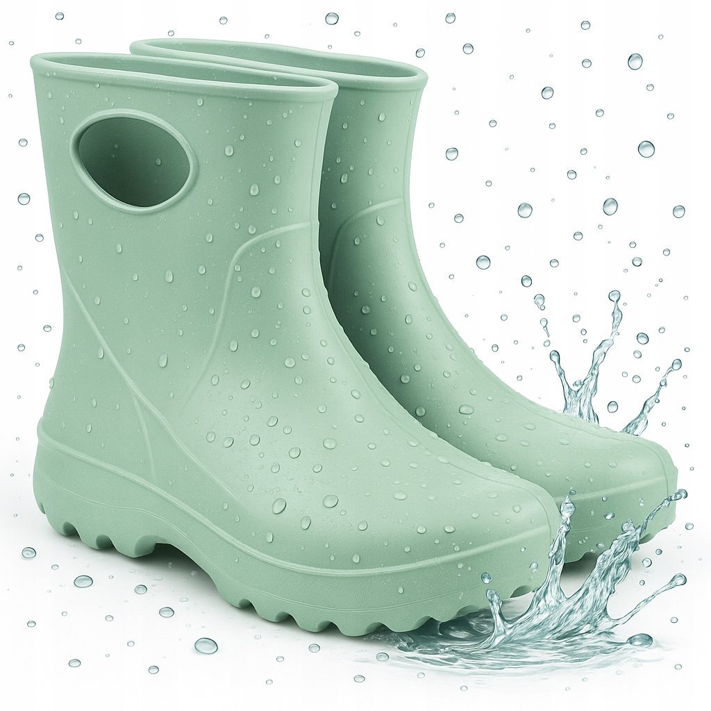 KALOSZE piankowe EVA OGRODOWE wygodne GUMOWCE DAMSKIE gumiaki LEKKIE 38