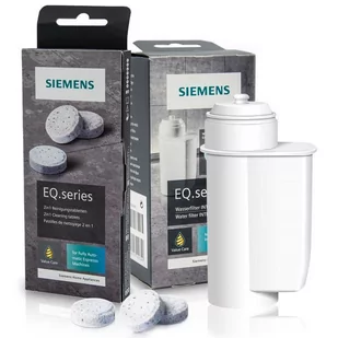 Zestaw Siemens, Filtr INTENZA TZ70003, Tabletki Czyszczęce TZ80001 - Akcesoria i części do ekspresów do kawy - miniaturka - grafika 1