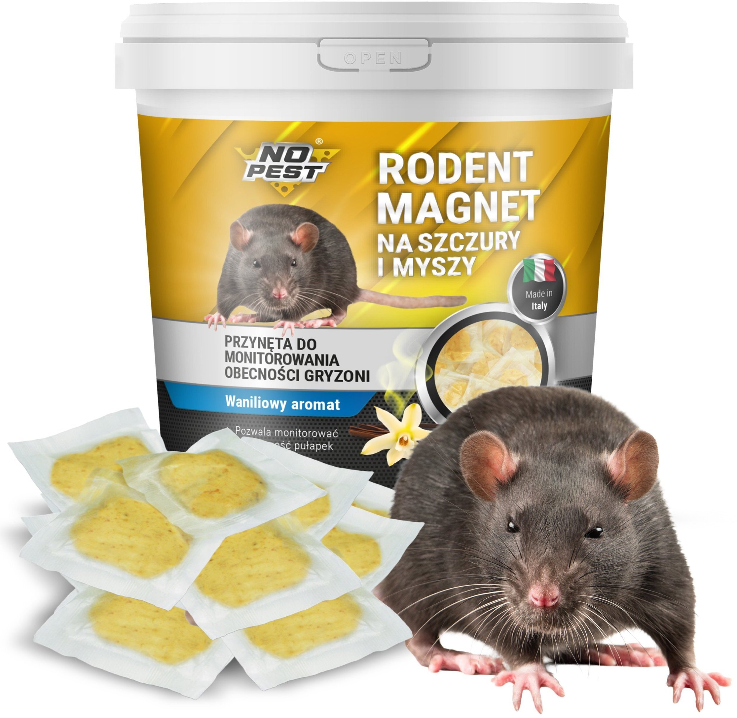 Wabik Przynęta Zanęta na Szczury Myszy Gryzonie do Pułapek Chwytaczy Łapek Myszołapek Przeciw Gryzoniom