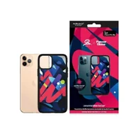 Etui i futerały do telefonów - Etui PanzerGlass ClearCase antybakteryjne wersja Mikael B Limited Artist Edition na iPhone 11 Pro Max - wielokolorowe - miniaturka - grafika 1