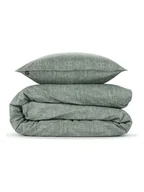 Pościel - Zo!Home Komplet pościeli "Lino" w kolorze khaki - miniaturka - grafika 1