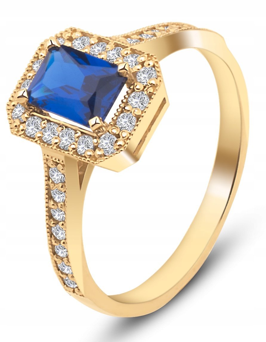 ZŁOTY PIERŚCIONEK W STYLU WIKTORIAŃSKIM VICCA 333