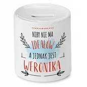 Skarbonki - Dla Kosmetyczki Skarbonka na Urodziny na Prezent z Nadrukiem ze Zdjęciem + Opakowanie na prezent (wzór 04) - miniaturka - grafika 1