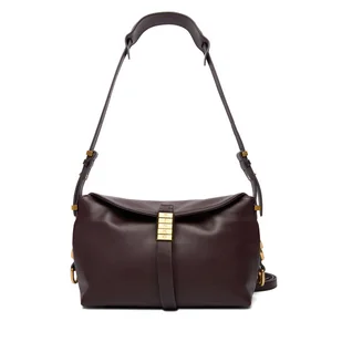 Torebka PINKO Saddle Baguette Mini AI 25-26 PLTT 105895 A1ZX Bordowy - Torebki damskie - miniaturka - grafika 1