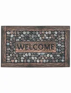 Wycieraczki - Wycieraczka MULTY HOME Lima Farmed Pebbles Brązowy - miniaturka - grafika 1