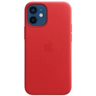 Etui i futerały do telefonów - Apple Skórzane etui iPhone 12 mini PRODUCT RED - miniaturka - grafika 1