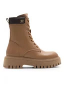 Botki damskie - Badura Trapery SEGOVIA-8048 Brązowy - miniaturka - grafika 1