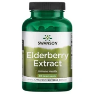 Suplementy naturalne - Swanson, Czarny Bez ekstrakt, 120 kaps. - miniaturka - grafika 1