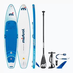 Deska SUP Mistral Sunburst Double Club 11'6" white/green  - Deski SUP i akcesoria - miniaturka - grafika 1