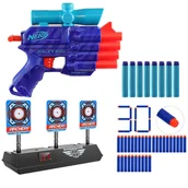 Zabawki militarne - Zestaw Nerf Elite 2.0 Prospect QS-4 Wild Edition F5404 + tarcza na 3 cele + 30 strzałek - miniaturka - grafika 1