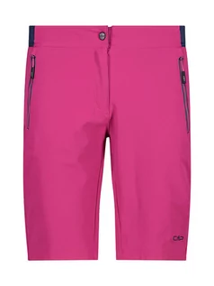 Spodnie sportowe damskie - CMP Szorty funkcyjne w kolorze różowym - grafika 1