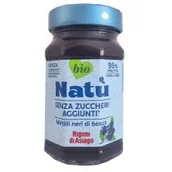 Owoce w puszkach i słoikach - Rigoni Di Asiago Mus z czarnej jagody bez dodatku cukru 240 g Bio - miniaturka - grafika 1