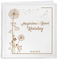 Albumy fotograficzne - Album na zdjęcia z grawerem dla pary na ślub rocznicę parapetówkę - miniaturka - grafika 1