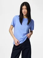 Koszulki i topy damskie - Pieces Koszulka "Pcria" w kolorze błękitnym - miniaturka - grafika 1