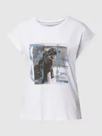 Koszulki i topy damskie - T-shirt z nadrukiem z motywem model ‘MAGUERITE’ - miniaturka - grafika 1