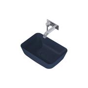 Umywalki - Elita umywalka ceramiczna Reni 46 navy blue 146029 - miniaturka - grafika 1