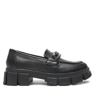 Buty dla dziewczynek - Loafersy Lasocki Young SARA CI12-9092-01A Czarny - miniaturka - grafika 1