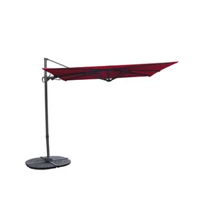 Parasol boczny 250 x 250 cm koral - Parasole ogrodowe - miniaturka - grafika 1