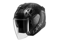 Kaski motocyklowe - Kask Otwarty Shark Skwal Jet Shiever Czarny/Antracyt/SrebrnyS - miniaturka - grafika 1