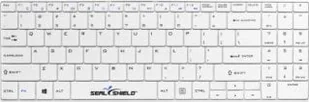 Seal Shield SEAL SHIELD Tastatur Clean Wipe biały SSKSV099DE 18.02.2805 - Klawiatury - miniaturka - grafika 1