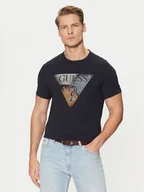 Koszulki męskie - Guess T-Shirt M5RI14 J1314 Granatowy Slim Fit - miniaturka - grafika 1