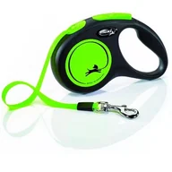 Smycze dla psów - Flexi Smycz New Neon taśma 5m/15kg PFLE091 - miniaturka - grafika 1