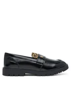 Buty dla dziewczynek - Tommy Hilfiger Półbuty Low Cut Shoe T3A4-34010-1850 Czarny - miniaturka - grafika 1