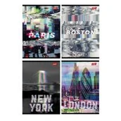 Zeszyty szkolne - St. Majewski Zeszyt A5/60K linia Glitched City (10szt) - miniaturka - grafika 1
