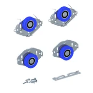 Meble modułowe i akcesoria - Zestaw wózków do dodatkowego skrzydła drzwi przesuwnych Eta Spaceo - miniaturka - grafika 1
