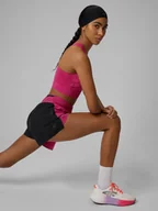 Spodenki damskie - 4F Spodenki do biegania szybkoschnące damskie - różowe XS - miniaturka - grafika 1